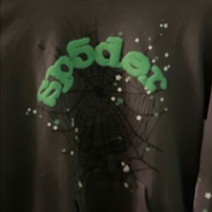 Slate Grey sp5der hoodie